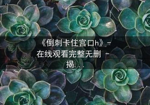 《倒刺卡住宫口h》- 在线观看完整无删 - 揭开禁忌之恋的致命秘密
