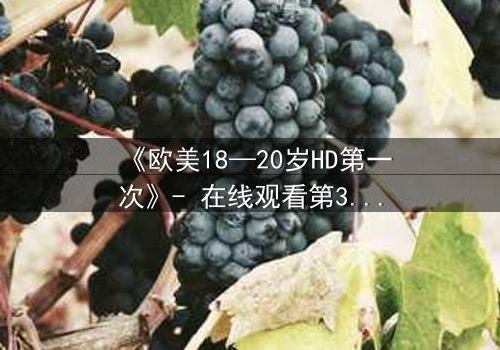 《欧美18—20岁HD第一次》- 在线观看第3集 - 当青春欲望遇上致命秘密