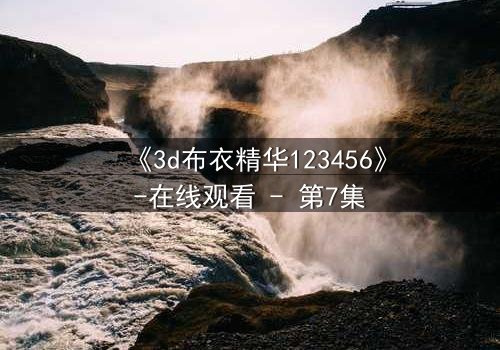 《3d布衣精华123456》-在线观看 - 第7集