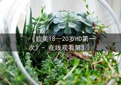《欧美18—20岁HD第一次》- 在线观看第3集 - 青春的秘密等你揭开