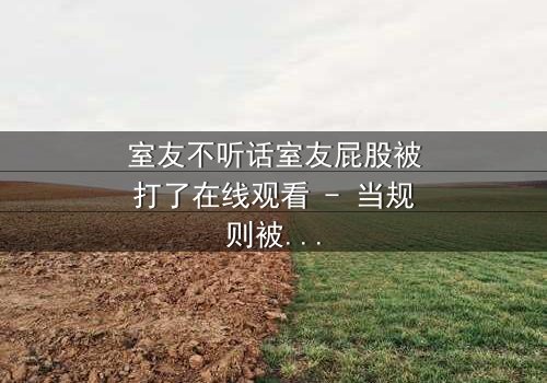 室友不听话室友屁股被打了在线观看 - 当规则被打破,惩罚悄然降临