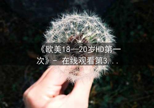 《欧美18—20岁HD第一次》- 在线观看第3集 - 青春的秘密即将揭晓