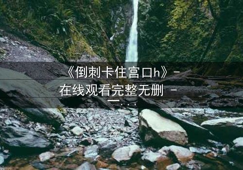 《倒刺卡住宫口h》- 在线观看完整无删 - 一场禁忌之恋的致命纠缠