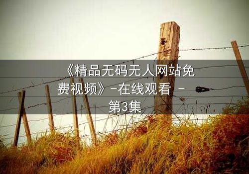 《精品无码无人网站免费视频》-在线观看 - 第3集