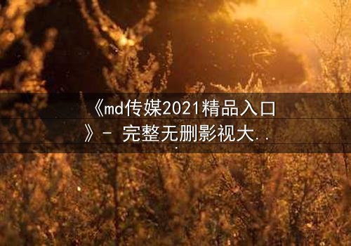 《md传媒2021精品入口》- 完整无删影视大全 - 揭开人性最深层的秘密