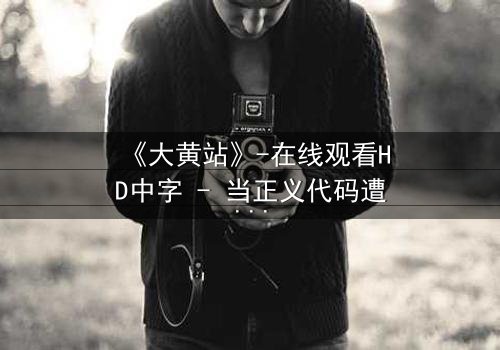 《大黄站》-在线观看HD中字 - 当正义代码遭遇人性深渊