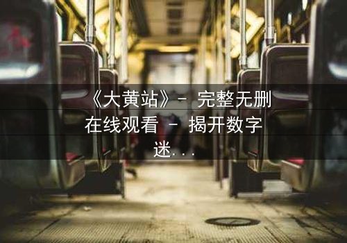 《大黄站》- 完整无删在线观看 - 揭开数字迷宫的终极秘密