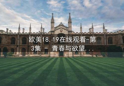 欧美18.19在线观看-第3集 - 青春与欲望的边界在哪里?