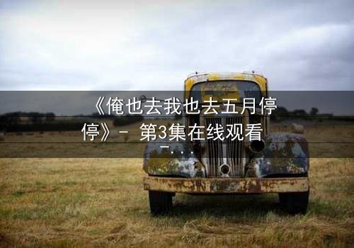 《俺也去我也去五月停停》- 第3集在线观看 - 当青春与命运激烈碰撞