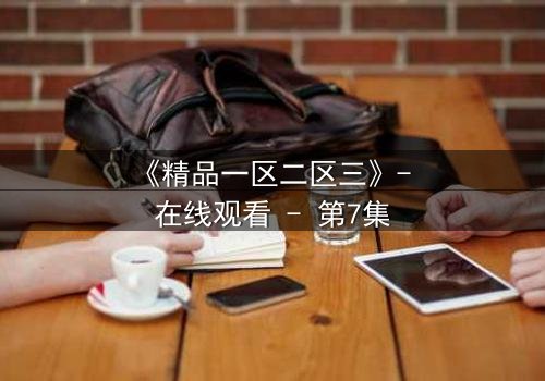 《精品一区二区三》- 在线观看 - 第7集