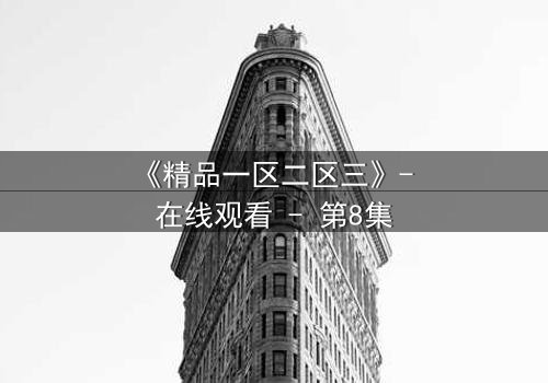 《精品一区二区三》- 在线观看 - 第8集