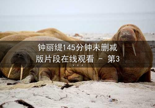 钟丽缇145分钟未删减版片段在线观看 - 第3集 - 揭开那段被删减的禁忌之恋