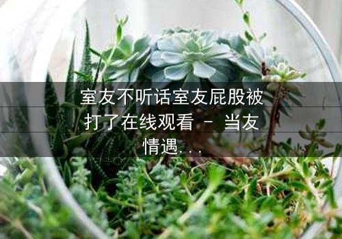 室友不听话室友屁股被打了在线观看 - 当友情遇上惩罚,谁将笑到最后?